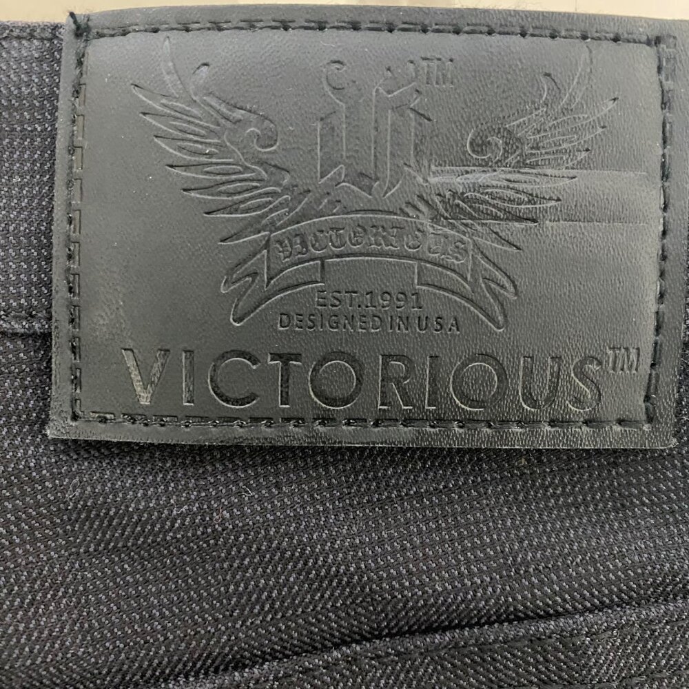 Victorious Premium Jeans Men’s W30 L30 Black Slim Straight Fit Casual Streetwear - Picture 8 of 8